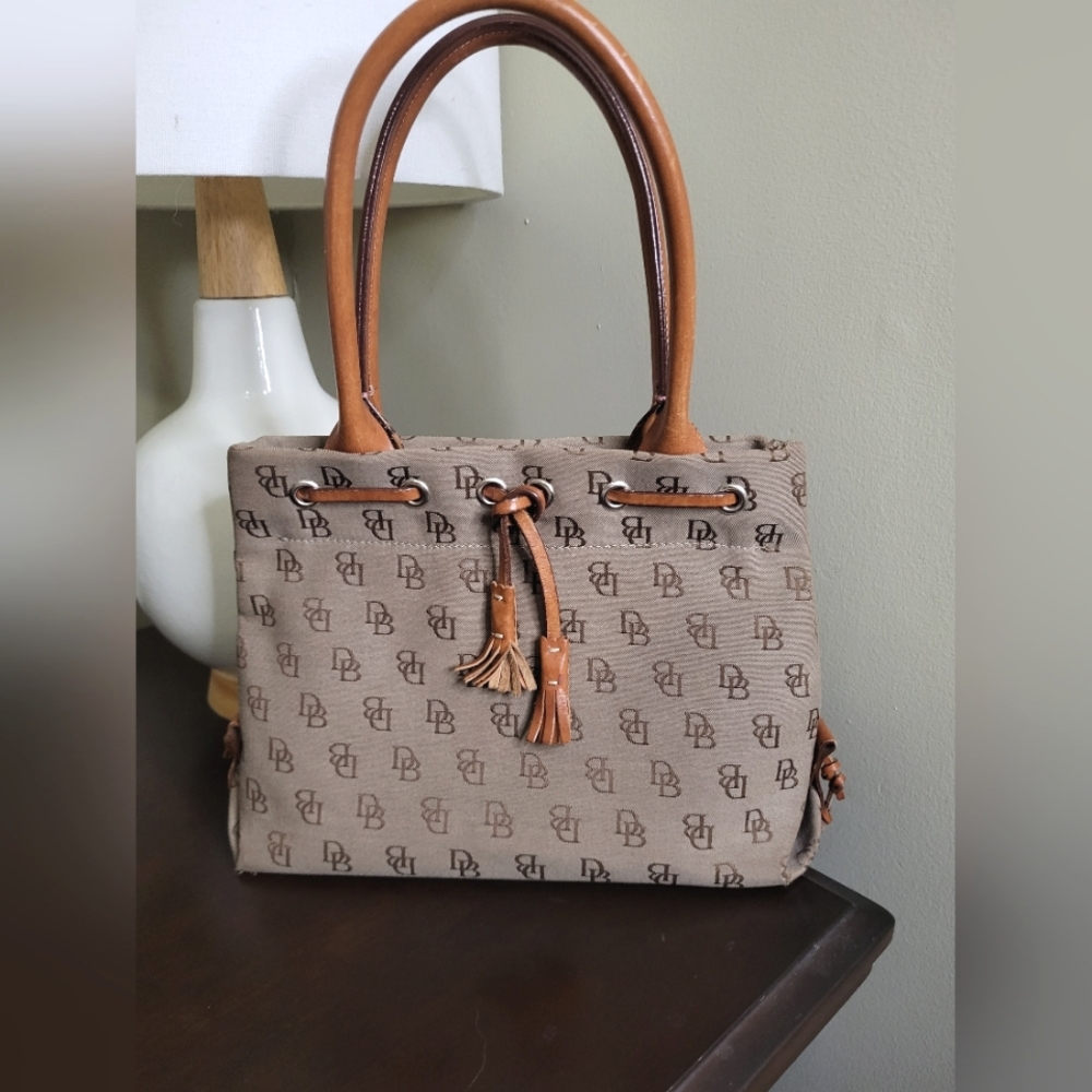 Dooney & Bourke Tan Signature Satchel Tan Handbag